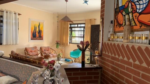 Lindo Sobrado Amarelo -Proximo A Praia Mongaguá 外观 照片