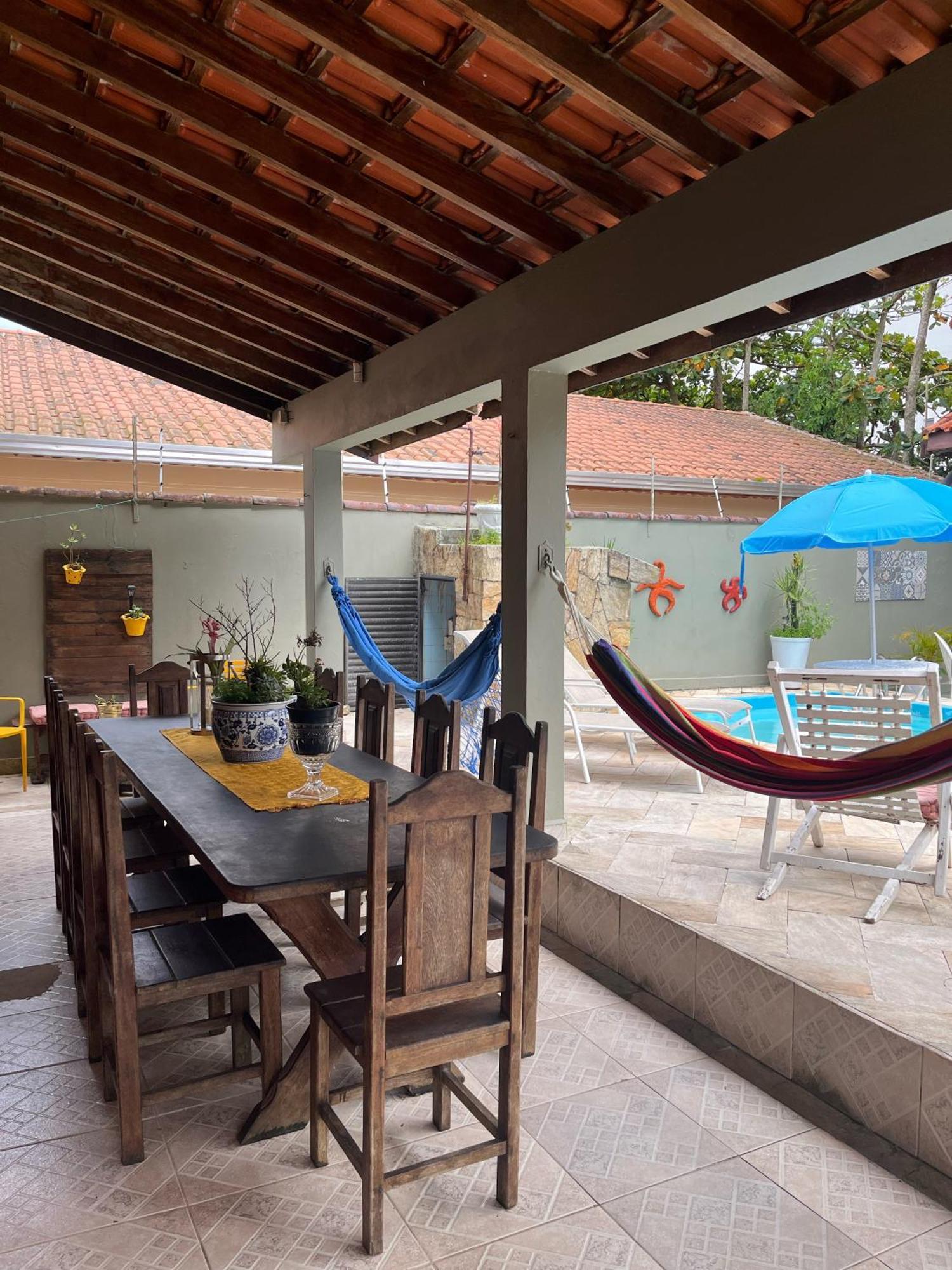 Lindo Sobrado Amarelo -Proximo A Praia Mongaguá 外观 照片